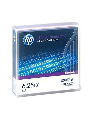 C7976A Varie HP LTO-6 ULTRIUM 6 25TB MP RW DATA CARTRIDGE LTO6n a Confezione da 1