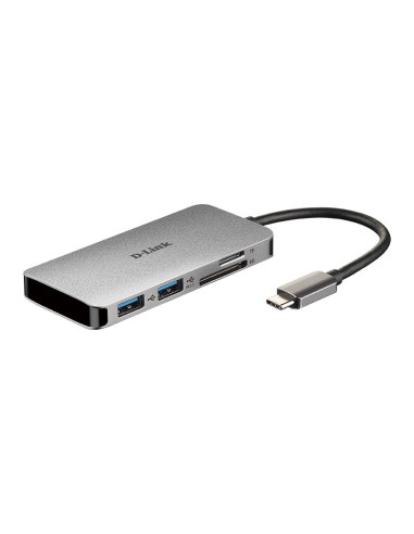 6-IN-1 USB-C HUB WITH HDMI CARD REA