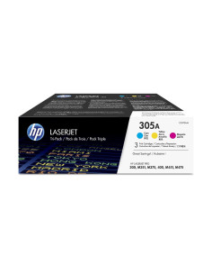 CF370AM Toner a Colori Cartuccia n  305A MultipackCMY Confezione da 3
