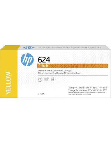 HP 624 775ML YLW STITCH DYE SBLMT I