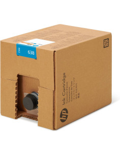 HP 638 10L CYAN STITCH INK CARTRIDG
